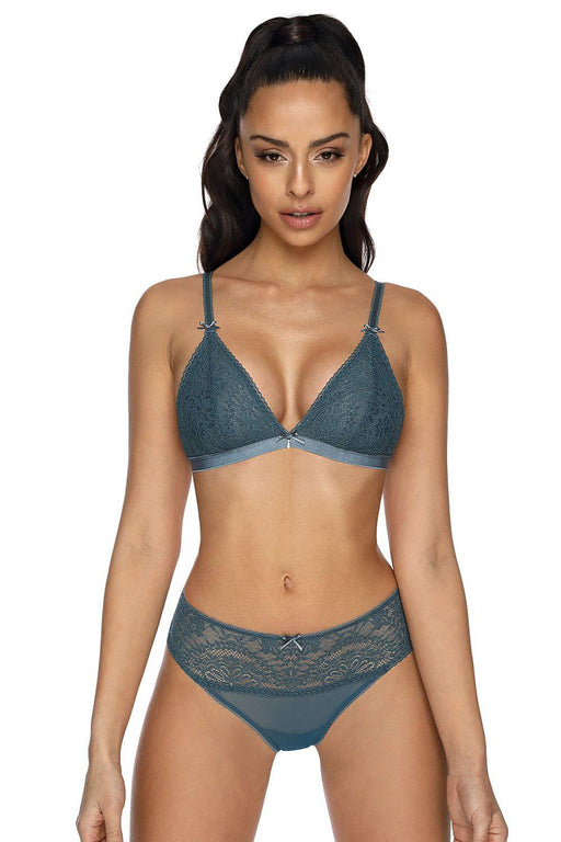 Luxe Marine Lace Wireless Bra