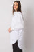 Chic White Long Sleeve Button-Up Shirt for Women