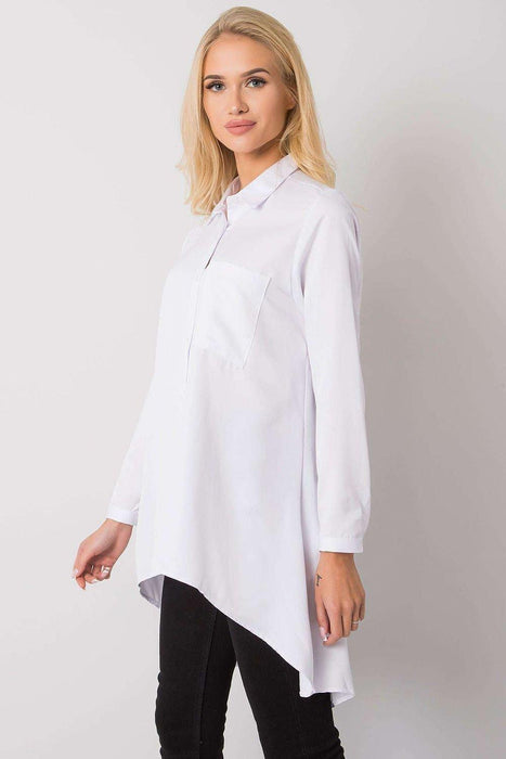 Light Blue Longline Button-Up Shirt - Stylish Comfort for Every Occasion