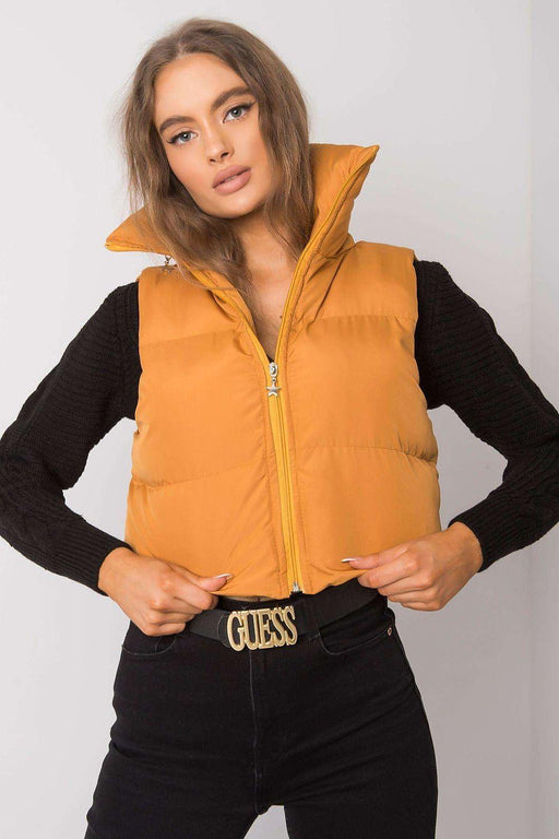 Sophisticated Ecru Hooded Gilet for Every Season