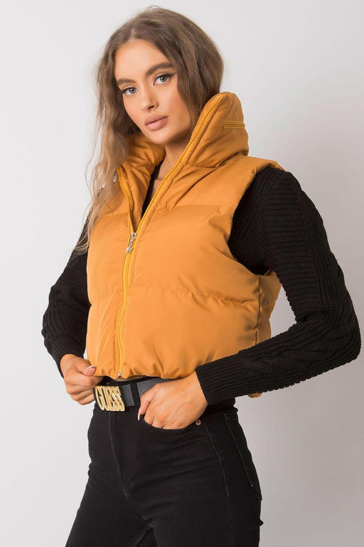 Sophisticated Ecru Hooded Gilet for Every Season