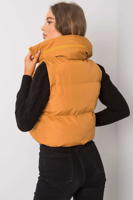 Sophisticated Ecru Hooded Gilet for Every Season