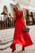 Elegant Bicotone Evening Dress for Formal Occasions