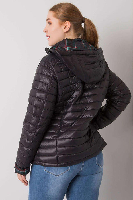 Stylish Plus Size Reversible Winter Hooded Jacket