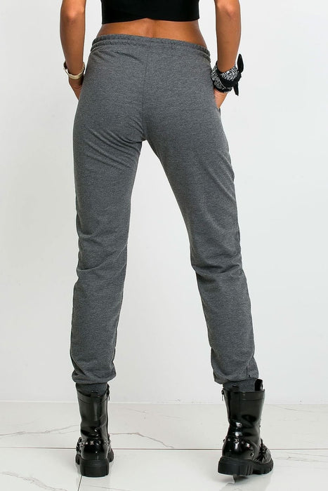 Sleek Women's Black Slim Fit Sweatpants: Stylish Tracksuit Bottoms