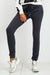 Sleek Women's Black Slim Fit Sweatpants: Stylish Tracksuit Bottoms