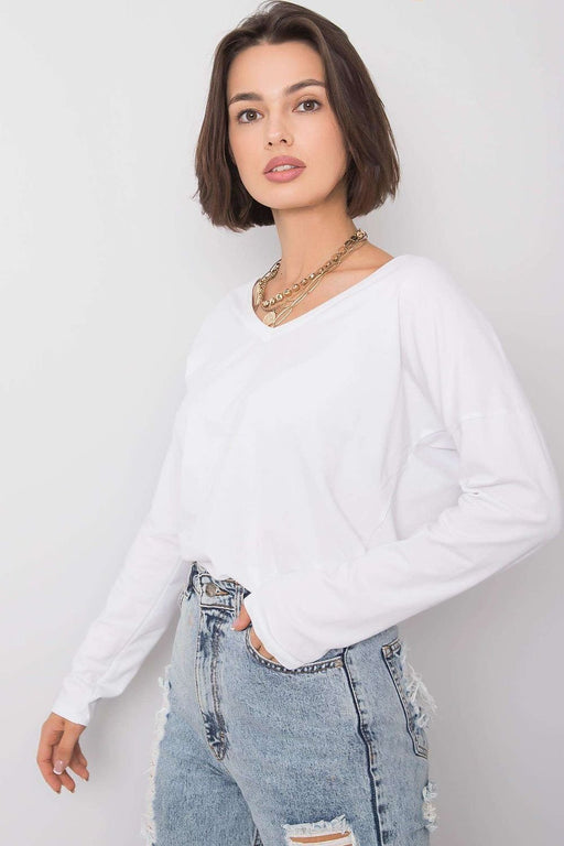 Stylish V-Neck Cotton Top