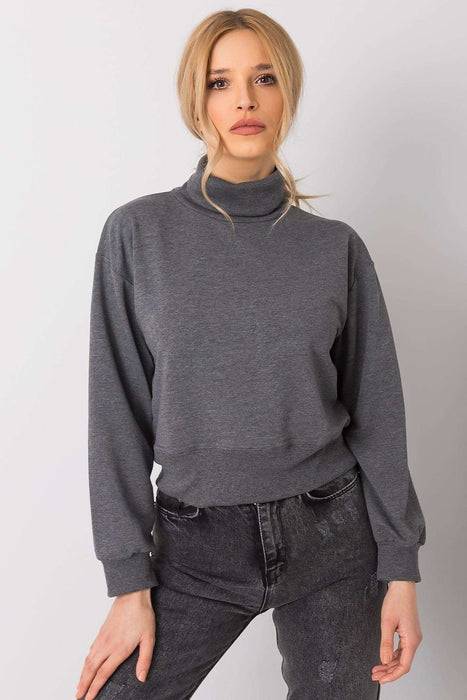 Stylish Women's Turtleneck Sweatshirt