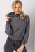 Stylish Women's Turtleneck Sweatshirt