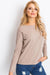 Chic Long Sleeve Cotton Top