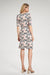 Stylish Leopard Print Midi Dress with Ruffled Sleeves and Envelope Design