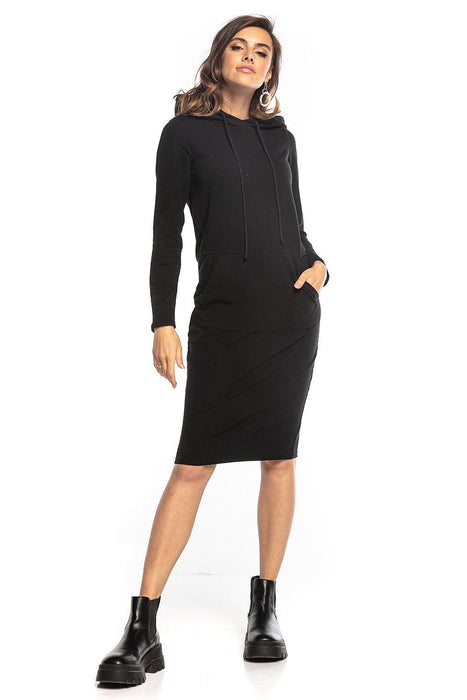 Sporty Chic Hoodie Dress