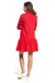 Trendy Turtleneck Midi Dress with Flared Hem