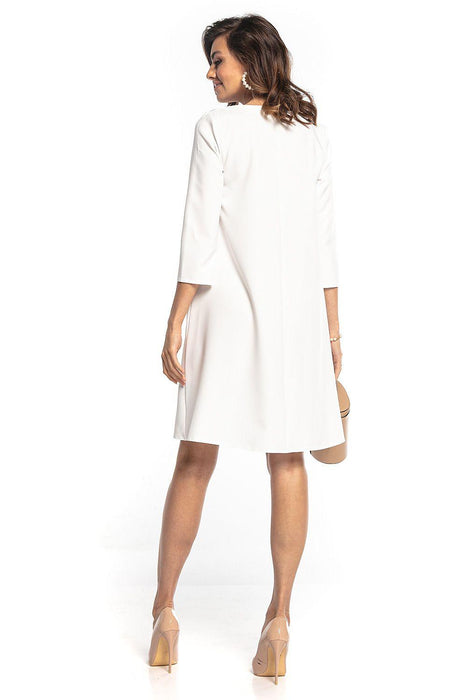 Chic Belted Ethereal Trapeze Dress