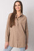 Casual Cut Button Down Shirt with Versatile Style by Ex Moda