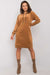 Stylish Velour Hooded Mini Dress for Casual Elegance