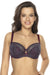 Elegant Embroidered Lace Bra with Customizable Straps - Liv Collection