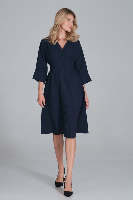 Elegant Sweetheart Kimono Midi Dress with Stylish Wide Sleeves