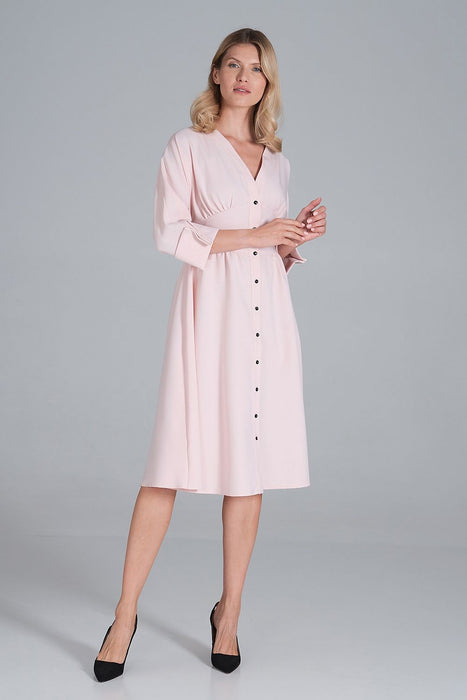 Elegant Sweetheart Kimono Midi Dress with Stylish Wide Sleeves