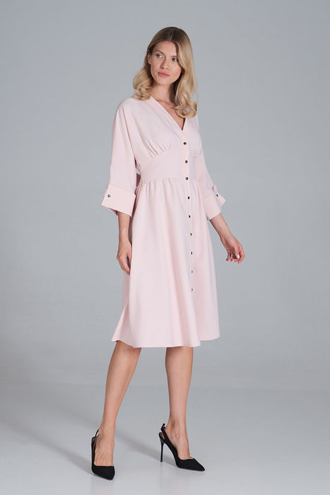 Elegant Sweetheart Kimono Midi Dress with Stylish Wide Sleeves