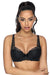 Elegant Lace-Trimmed Cotton Padded Bra with Customizable Straps