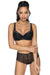 Elegant Lace-Trimmed Cotton Padded Bra with Customizable Straps