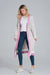 Trendy Tri-Color Knit Cardigan with Practical Pockets