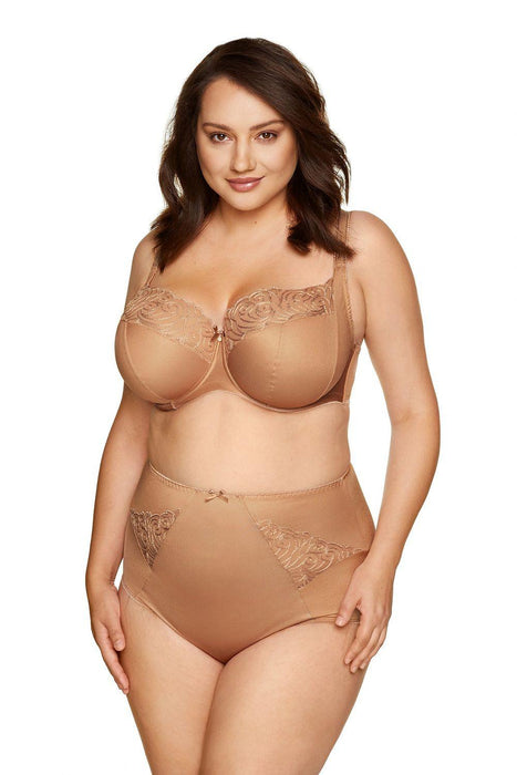 Exquisite Embroidered Soft Cup Bra with Enhanced Side Support