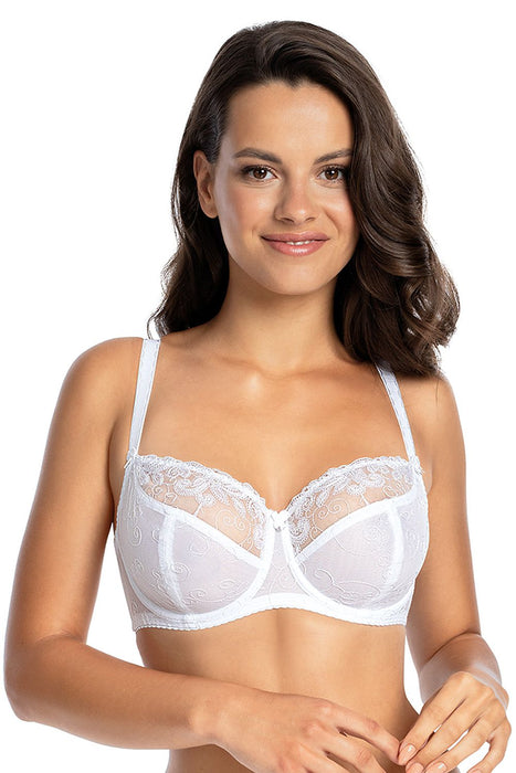 Luxurious Embroidered Underwired Support Bra