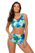 Chic High-Waisted Two-Piece Swim Set "Marko" for Active Women