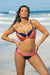 Chic Performance Two-Piece Swimwear Set with Supportive Cups