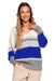 Stylish Striped V-Neck Knit Pullover