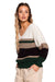 Stylish Striped V-Neck Knit Pullover