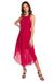 Charming Ruffled Chiffon Evening Gown