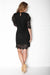 Elegant Black Lace Evening Cocktail Dress for Special Occasions