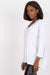 Chic V-Neck Top with Three-Quarter Sleeves