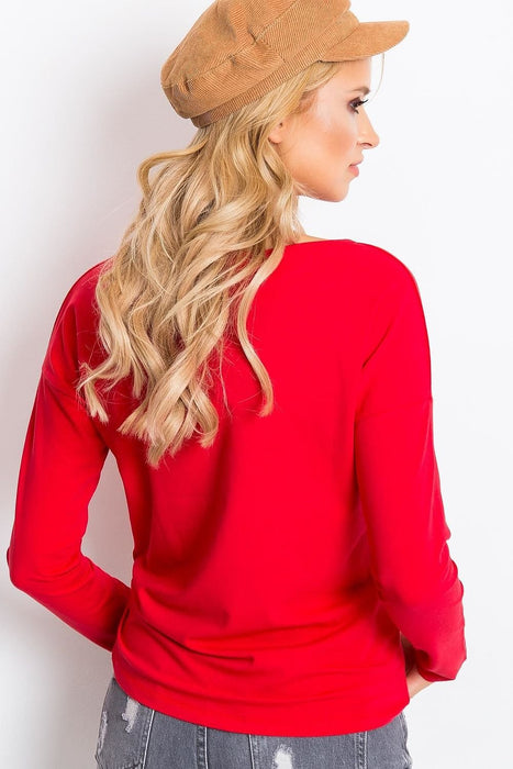 Chic Long Sleeve Cotton Top