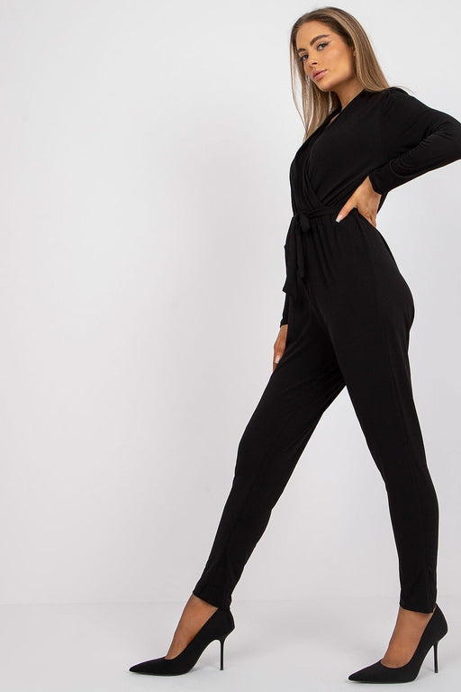 Elegant Wrap-Front Jumpsuit