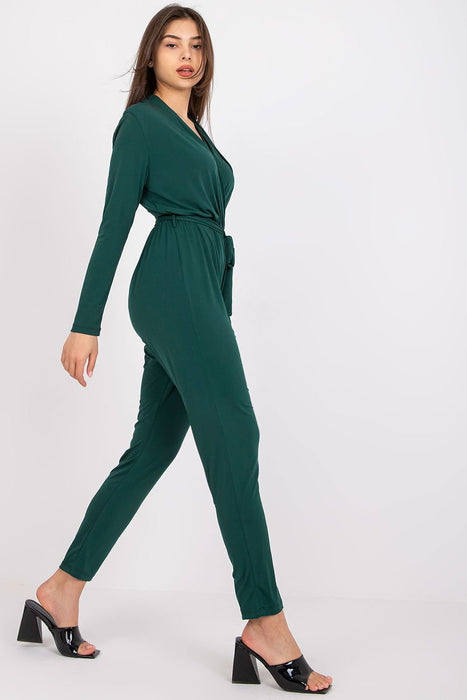 Elegant Wrap-Front Jumpsuit