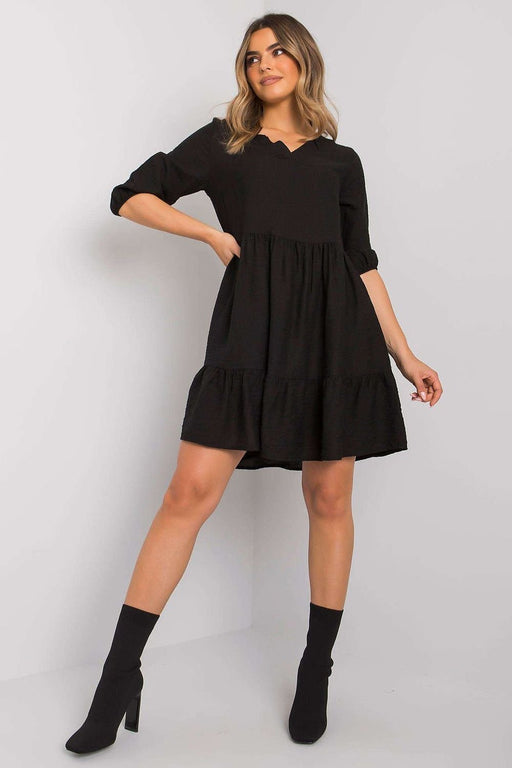 Versatile Frilled Dress for Every Event