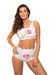 Chic High-Waisted Two-Piece Swim Set "Marko" for Active Women