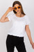 Elegant Bow-Back Short Sleeve Top