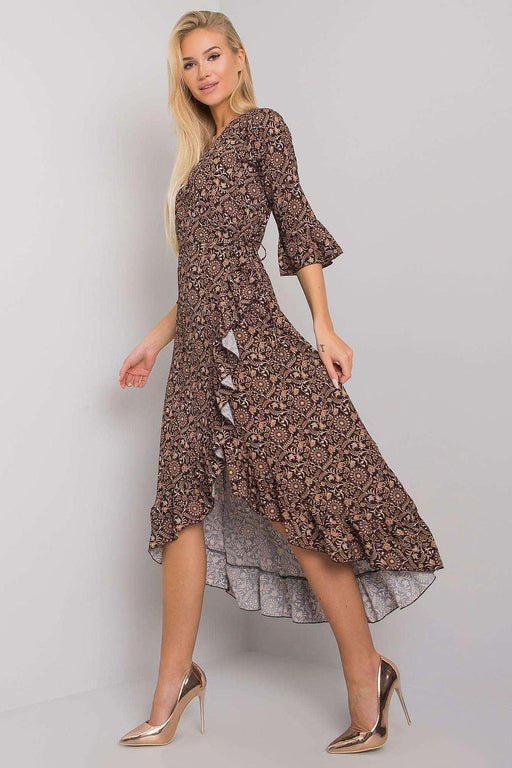 Chic Sunrise Envelope Sleeve Dress