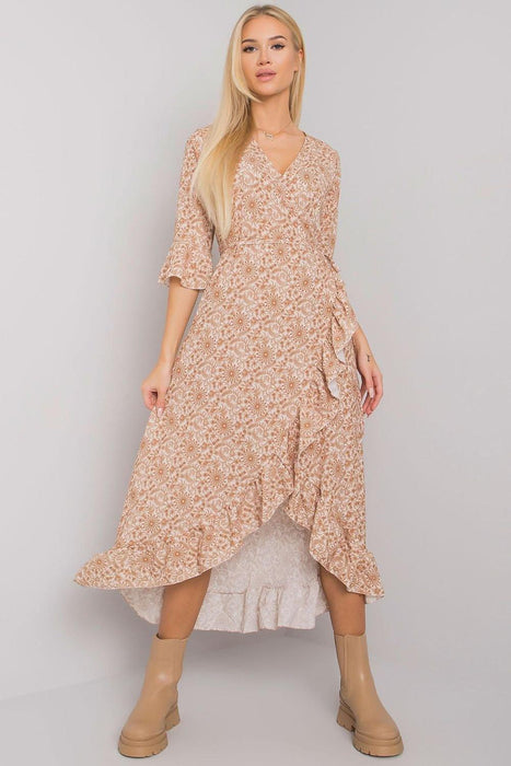 Chic Sunrise Envelope Sleeve Dress