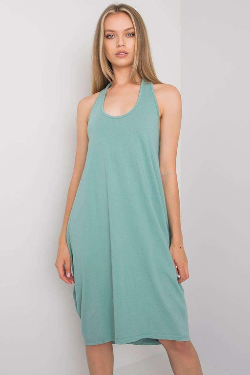 Everyday Summer Chic Sleeveless Cotton-Blend Dress