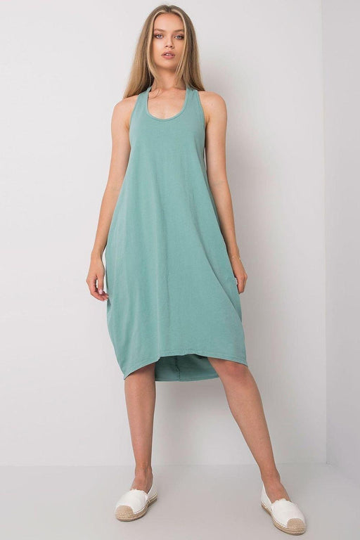 Everyday Summer Chic Sleeveless Cotton-Blend Dress