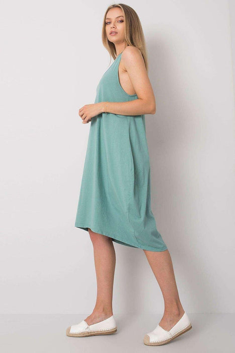 Everyday Summer Chic Sleeveless Cotton-Blend Dress