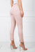 Stylish High-Waisted Cotton Blend Lounge Trousers