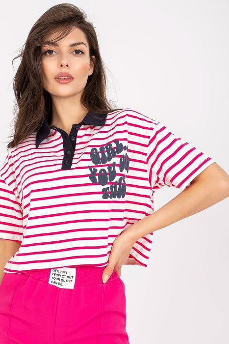 Stylish Striped Polo Tee