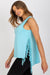 Chic Heart Neckline Sleeveless Summer Tee